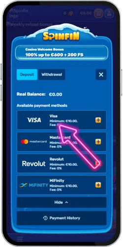 Make a deposit
